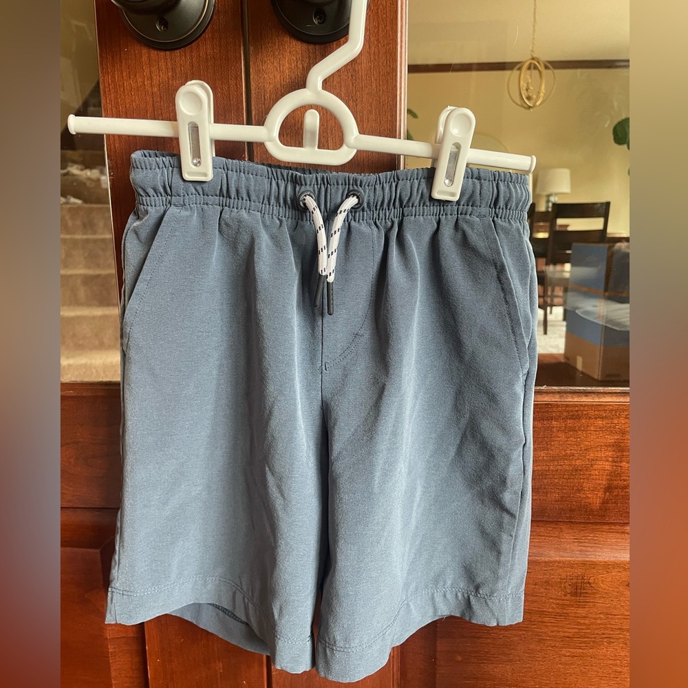 Vineyard Vines Performance Slate Blue Shorts with White Drawstring kids